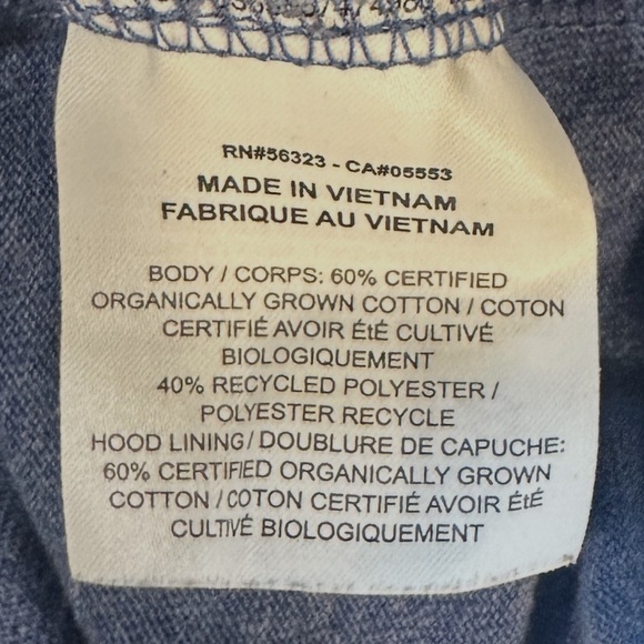 Nike Hoodie Size Large Heathered Blue Lightweight Kangaroo Pocket Long Sleeve - Picture 7 of 10